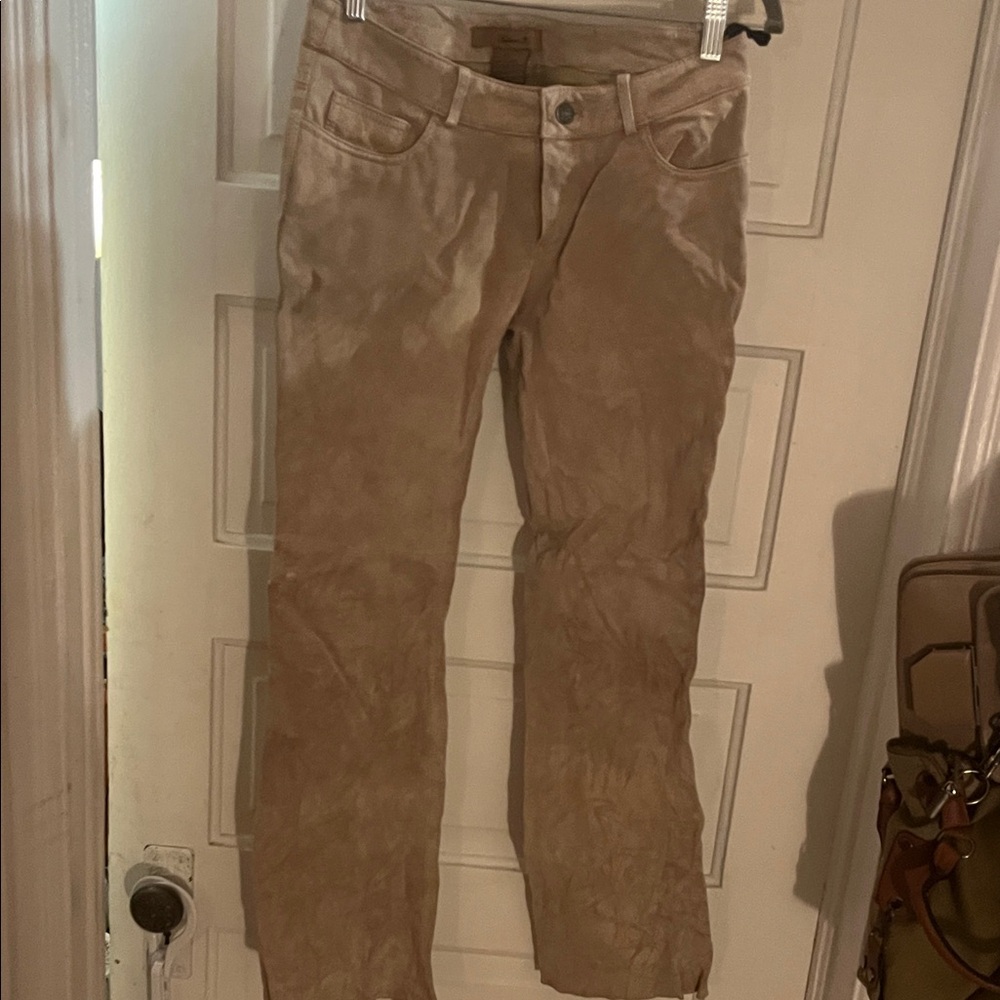 Adrienne Women's Beige Boot Cut Jeans
